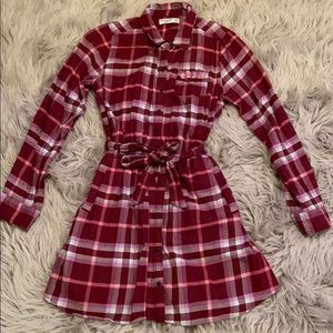 Kids Abercrombie flannel dress